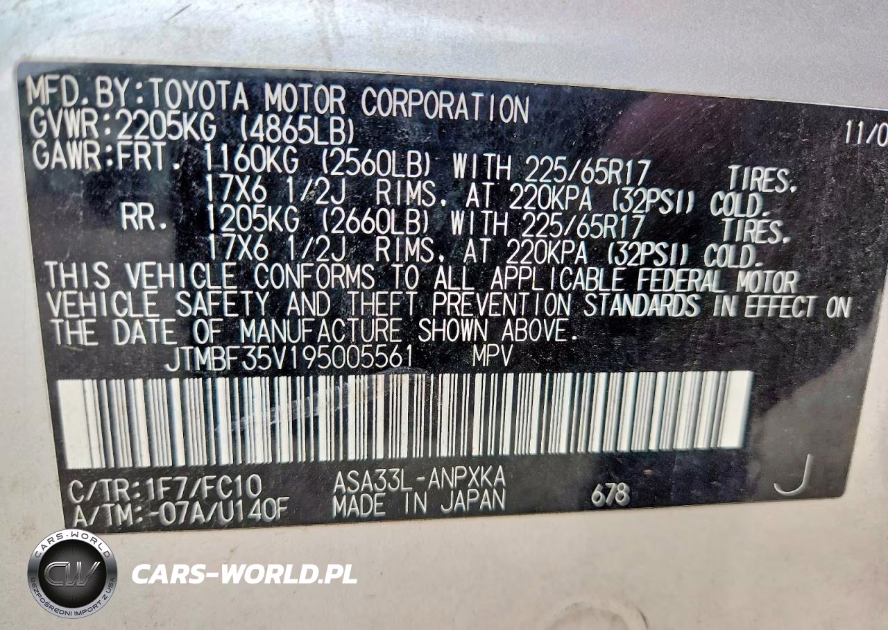 2009 Toyota Rav4 Base VIN:JTMBF35V195005561 - 14