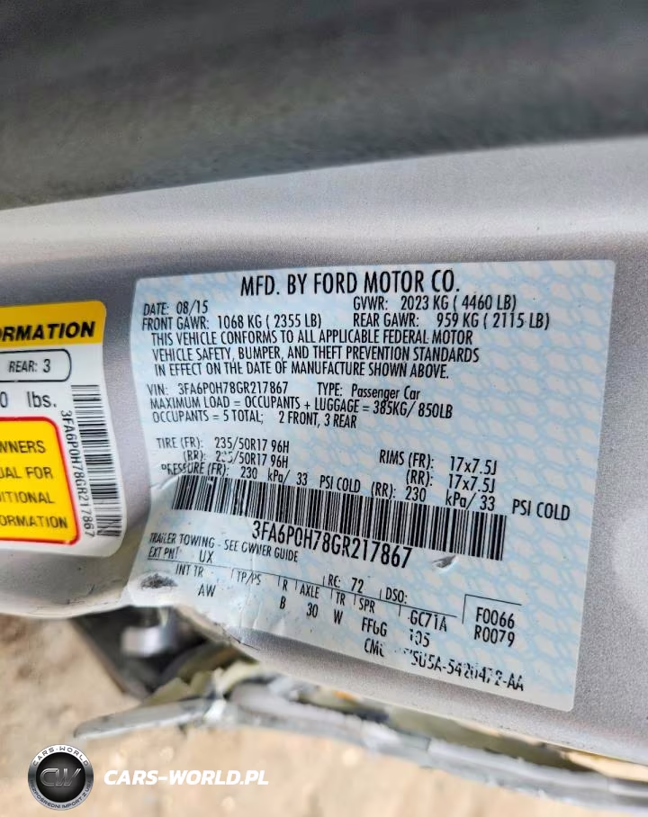 2016 Ford Fusion Se VIN:3FA6P0H78GR217867 - 12