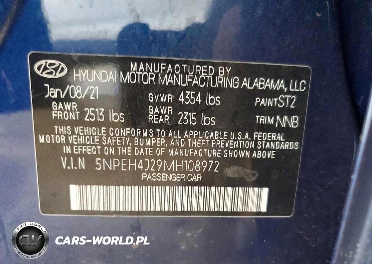 2021 Hyundai Sonata Limited VIN:5NPEH4J29MH108972 - 12