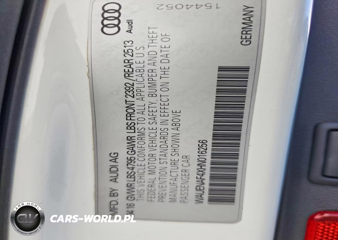 2017 Audi A4 Premium Plus VIN:WAUENAF4XHN016256 - 12