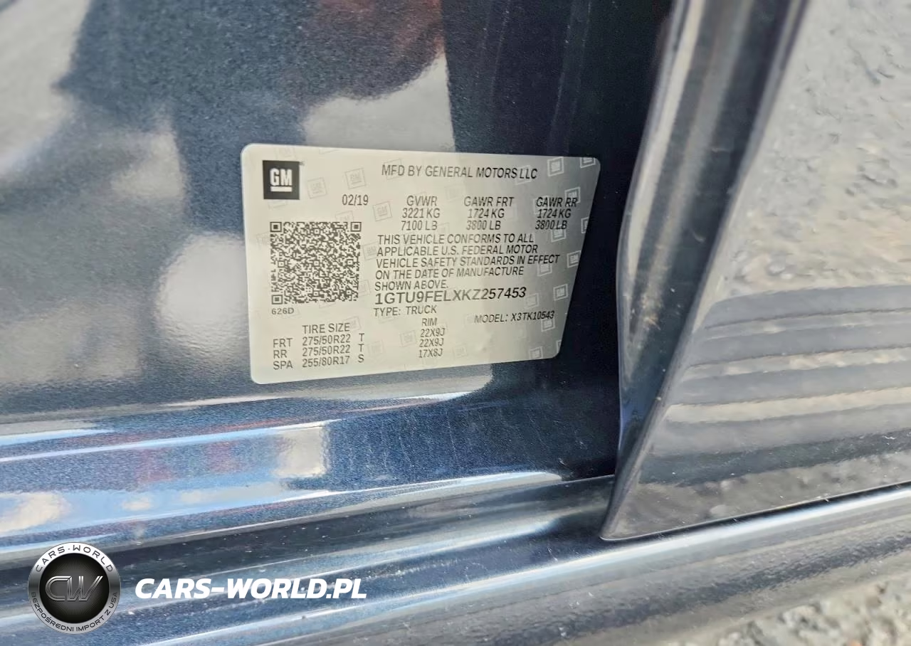 2019 GMC Sierra K1500 Denali VIN:1GTU9FELXKZ257453 - 12