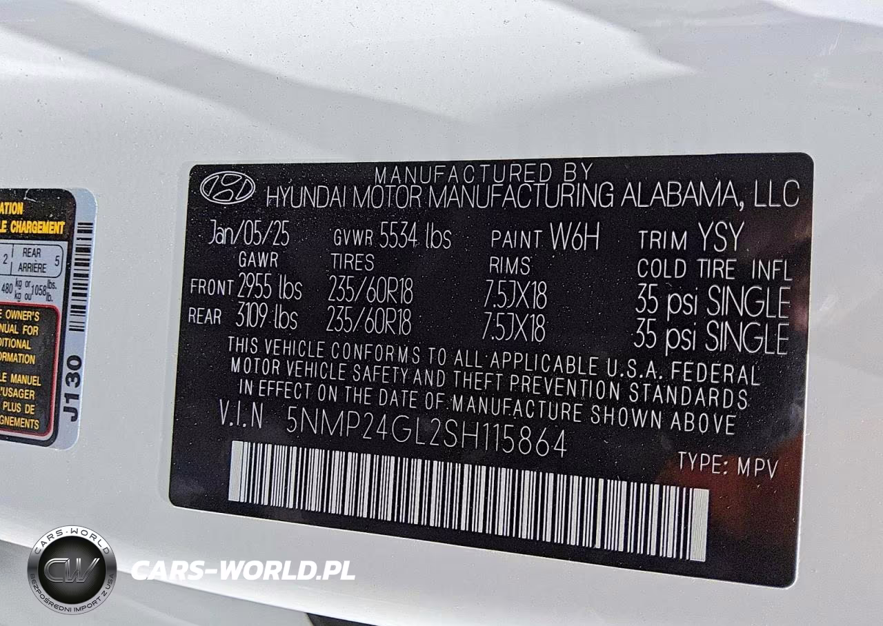 2025 Hyundai Santa Fe Sel VIN:5NMP24GL2SH115864 - 13
