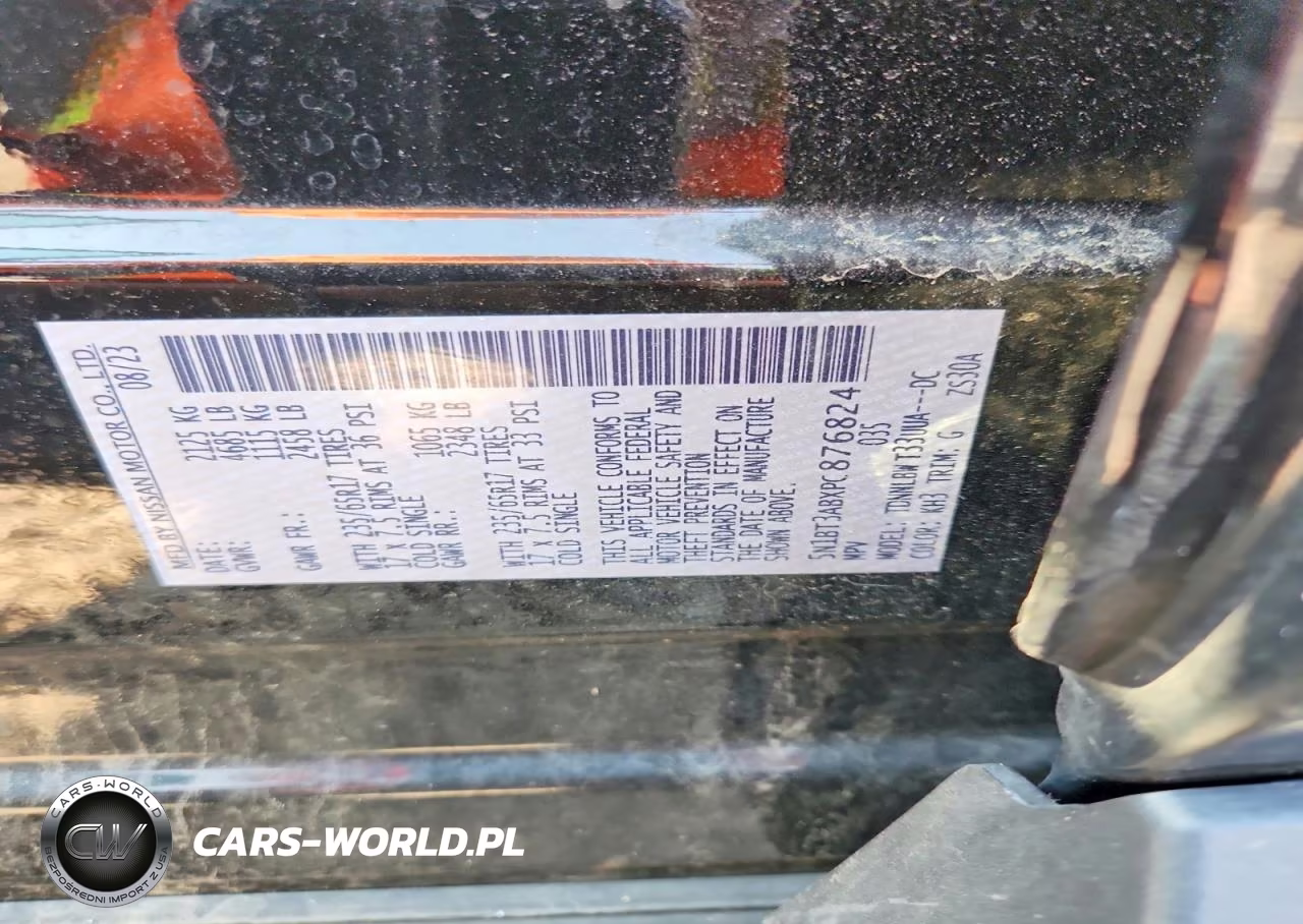2023 Nissan Rogue S VIN:5N1BT3ABXPC876824 - 12