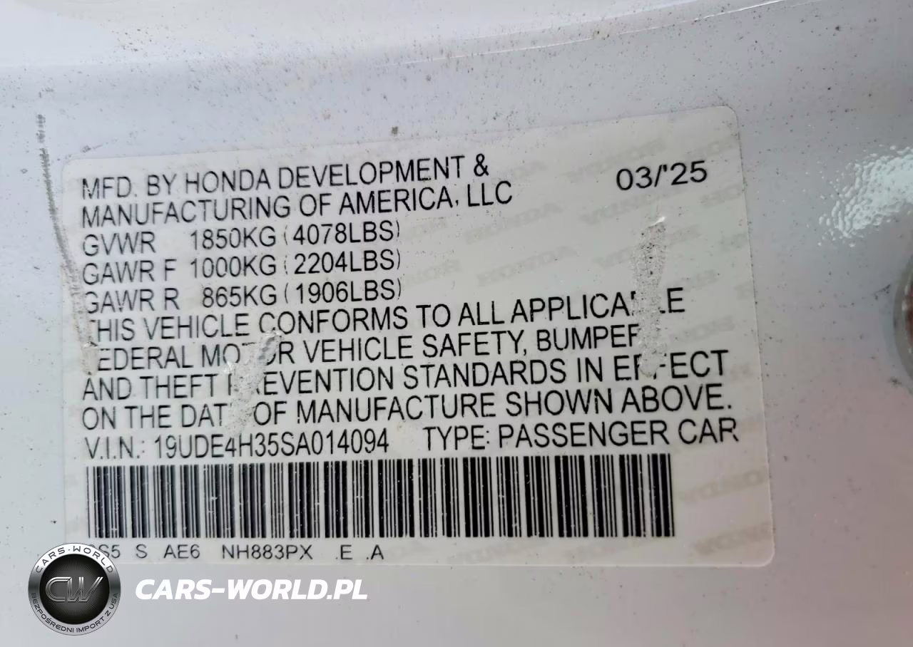 2025 Acura Integra A-Spec VIN:19UDE4H35SA014094 - 13