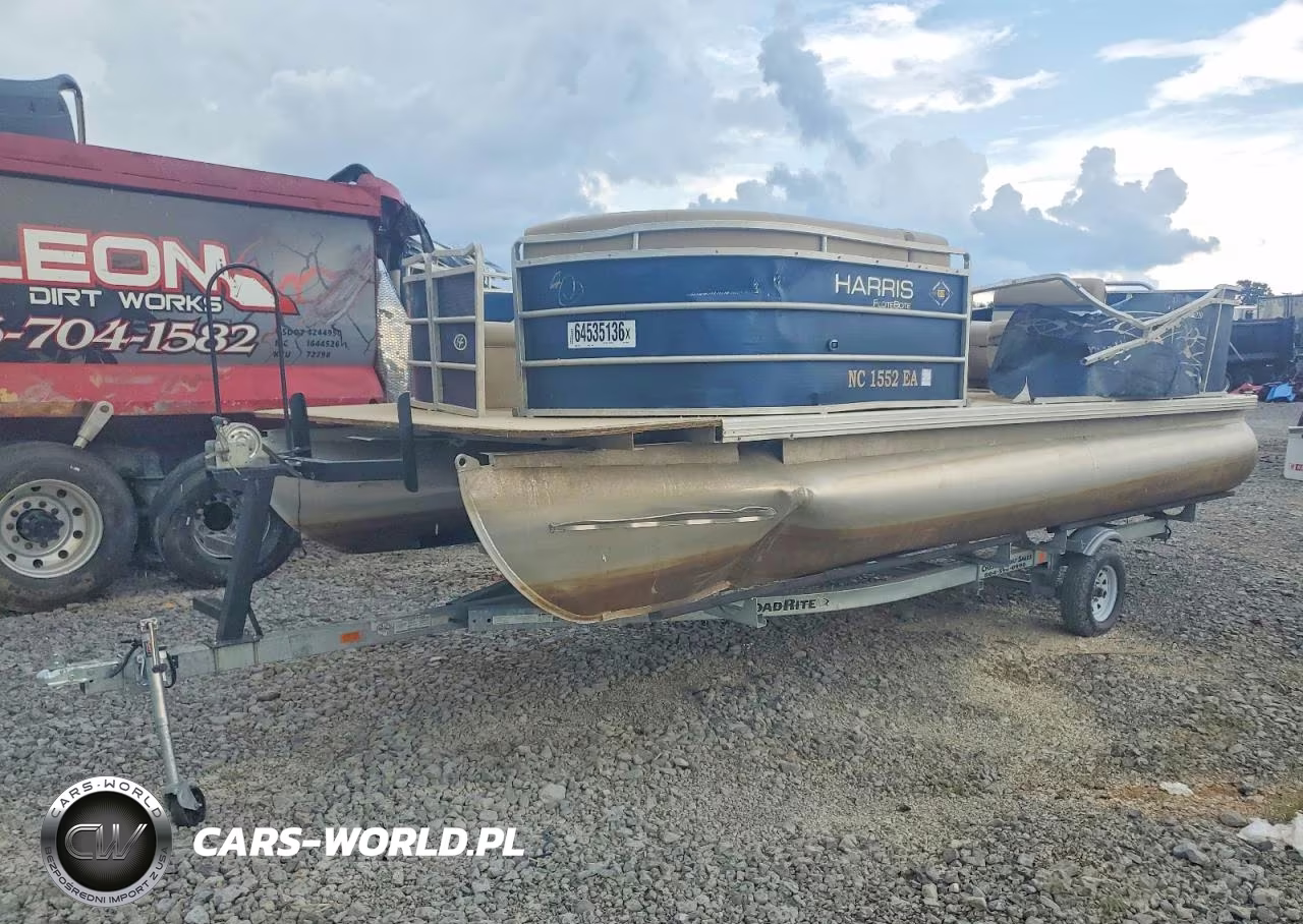 2014 Harris Kayot Sunliner Pontoon VIN:HAMP7219F414 - 2
