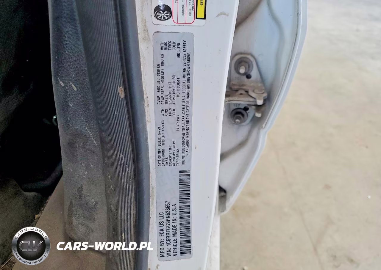 2023 Ram 1500 Tradesman VIN:1C6RRFGG9PN638657 - 12
