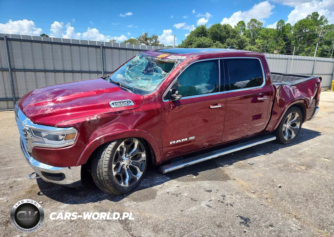 2019 Ram 1500 Longhorn VIN:1C6SRFKT1KN581028 - 1