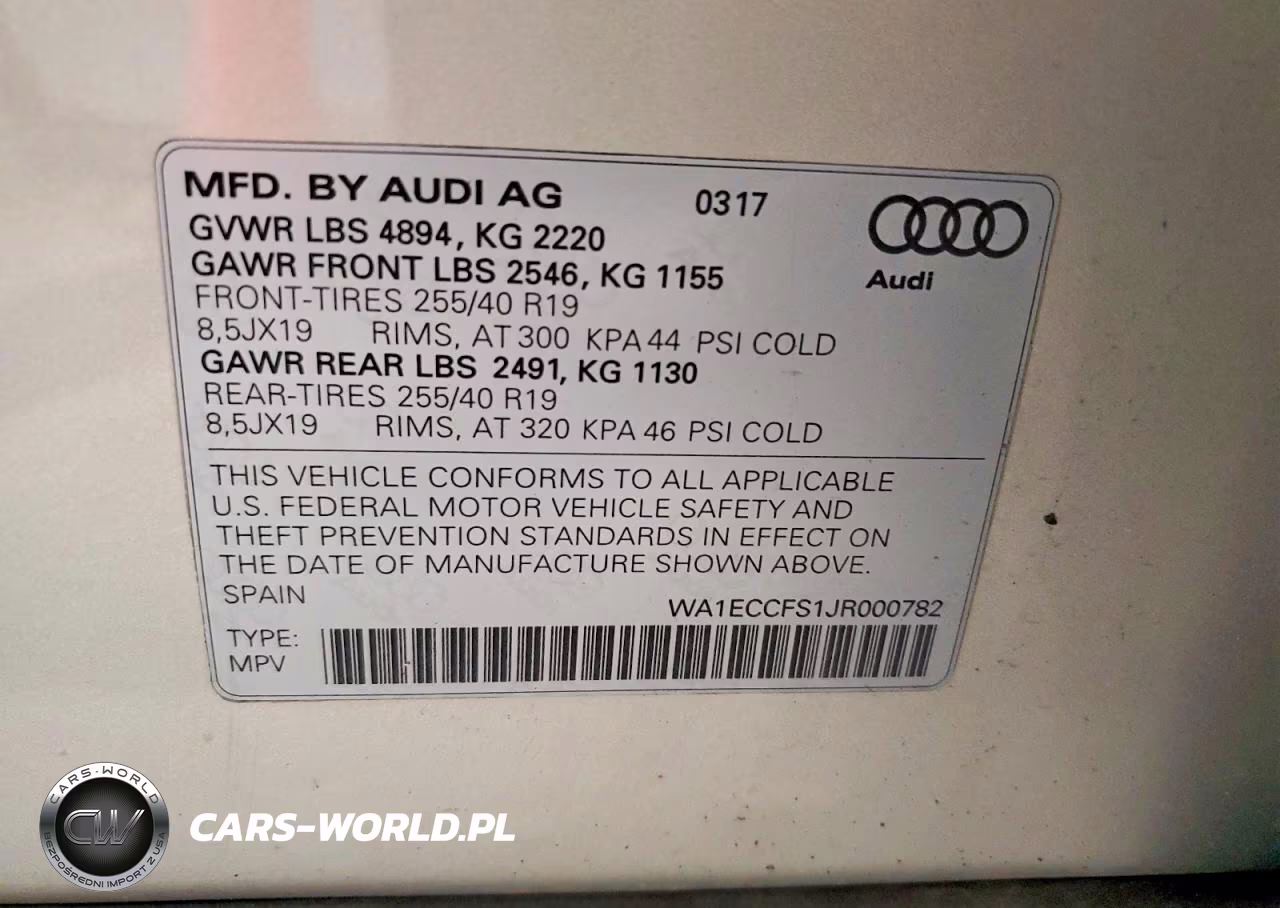 2018 Audi Q3 Premium VIN:WA1ECCFS1JR000782 - 14