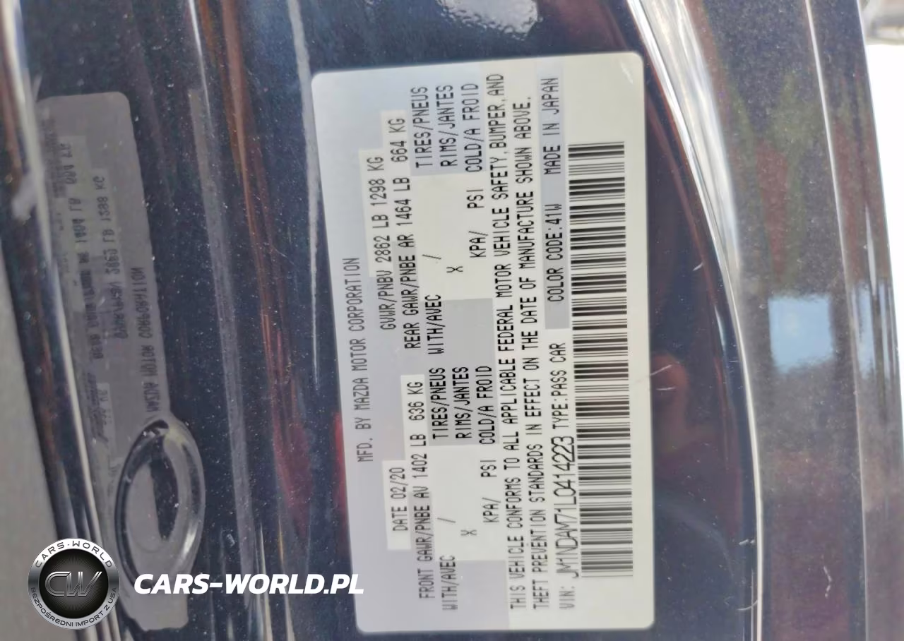 2020 Mazda Mx-5 Miata Grand Touring VIN:JM1NDAM71L0414223 - 12