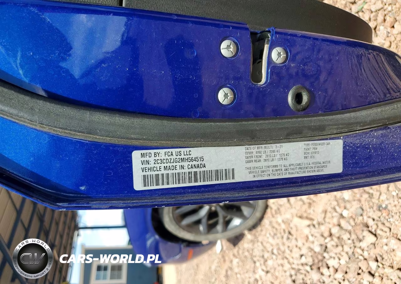 2021 Dodge Challenger Gt VIN:2C3CDZJG2MH564515 - 12