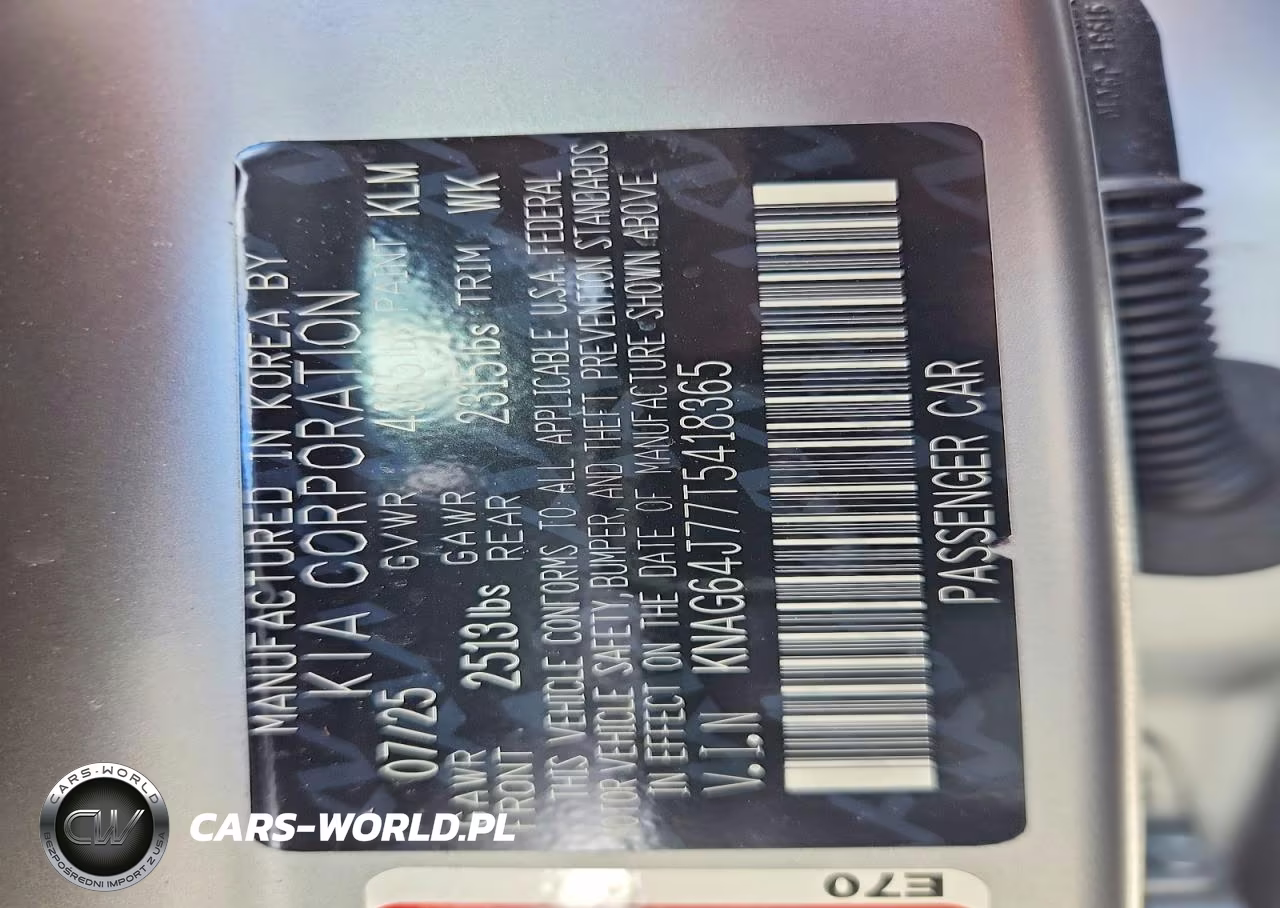 2026 Kia K5 Gt Line VIN:KNAG64J77T5418365 - 12
