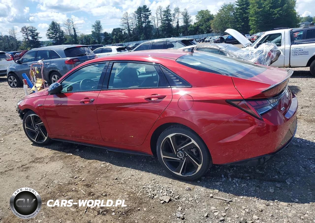 2021 Hyundai Elantra N Line VIN:KMHLR4AF3MU190268 - 2