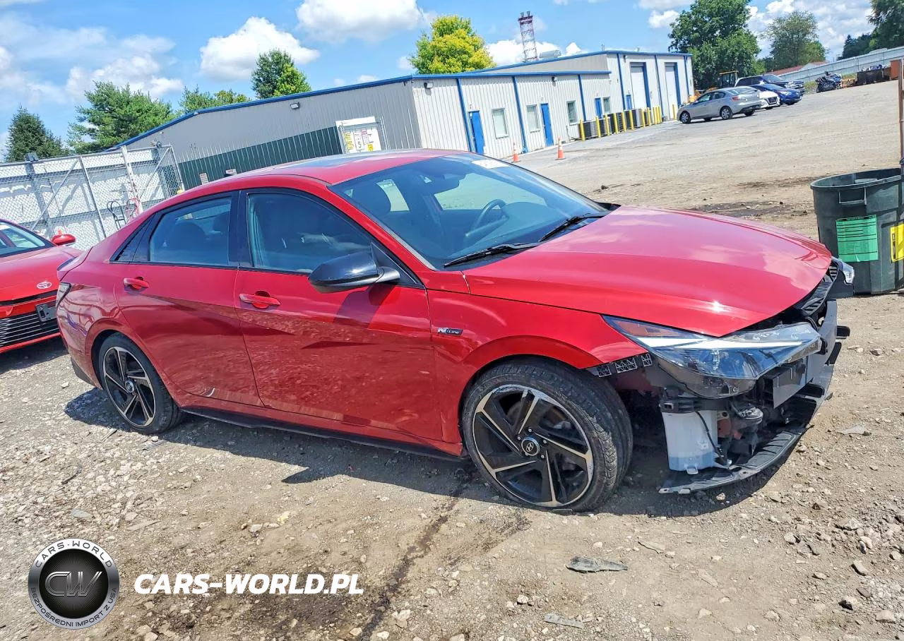 2021 Hyundai Elantra N Line VIN:KMHLR4AF3MU190268 - 4