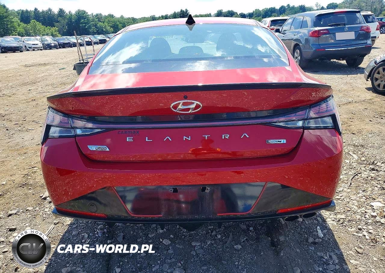 2021 Hyundai Elantra N Line VIN:KMHLR4AF3MU190268 - 6