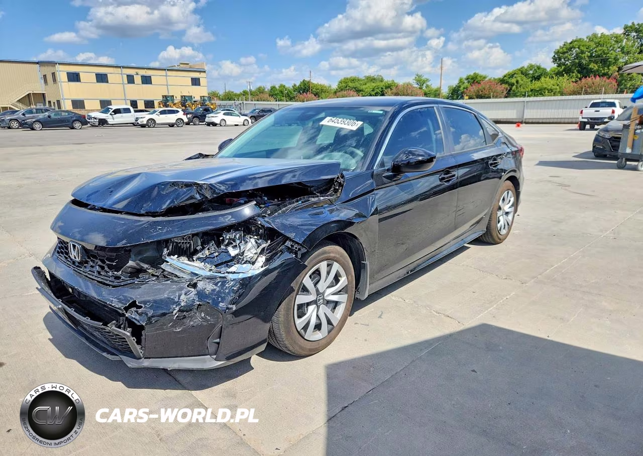 2026 Honda Civic Lx VIN:2HGFE2F24TH601221 - 1