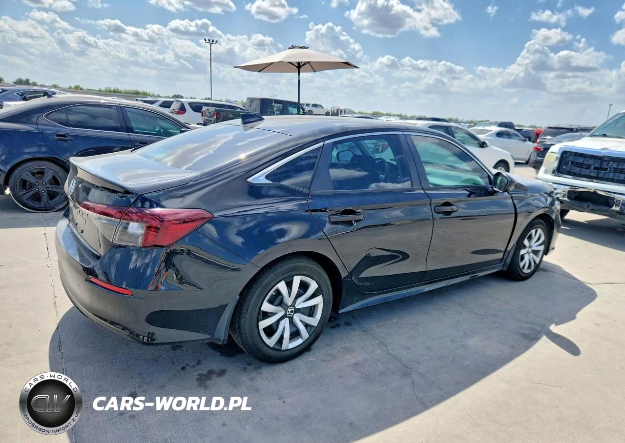2026 Honda Civic Lx VIN:2HGFE2F24TH601221 - 3