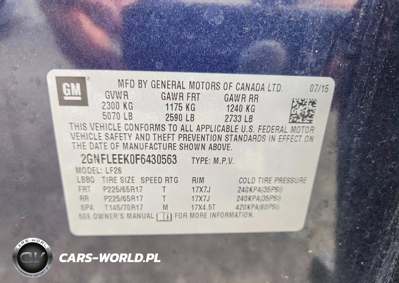 2015 Chevrolet Equinox Ls VIN:2GNFLEEK0F6430563 - 13