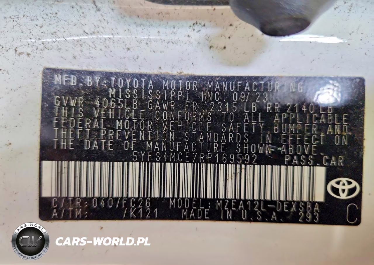 2024 Toyota Corolla Se VIN:5YFS4MCE7RP169592 - 12