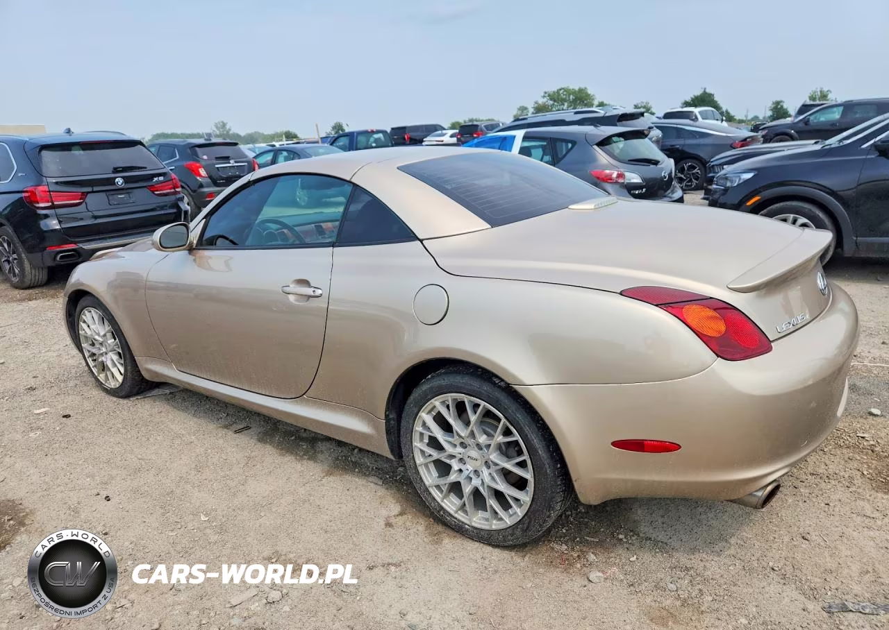 2002 Lexus Sc 430 VIN:JTHFN48YX20001395 - 2