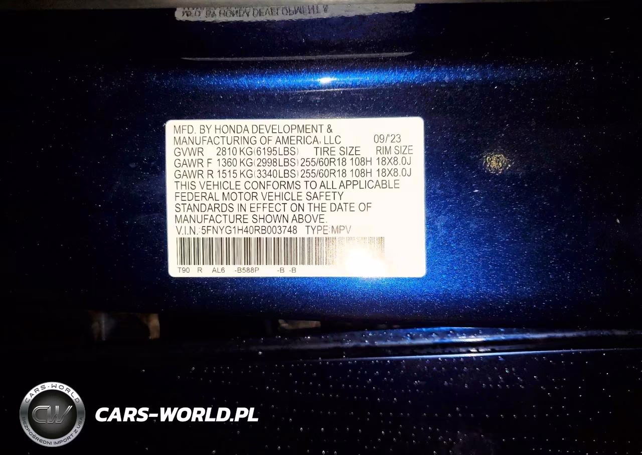 2024 Honda Pilot Exl VIN:5FNYG1H40RB003748 - 13