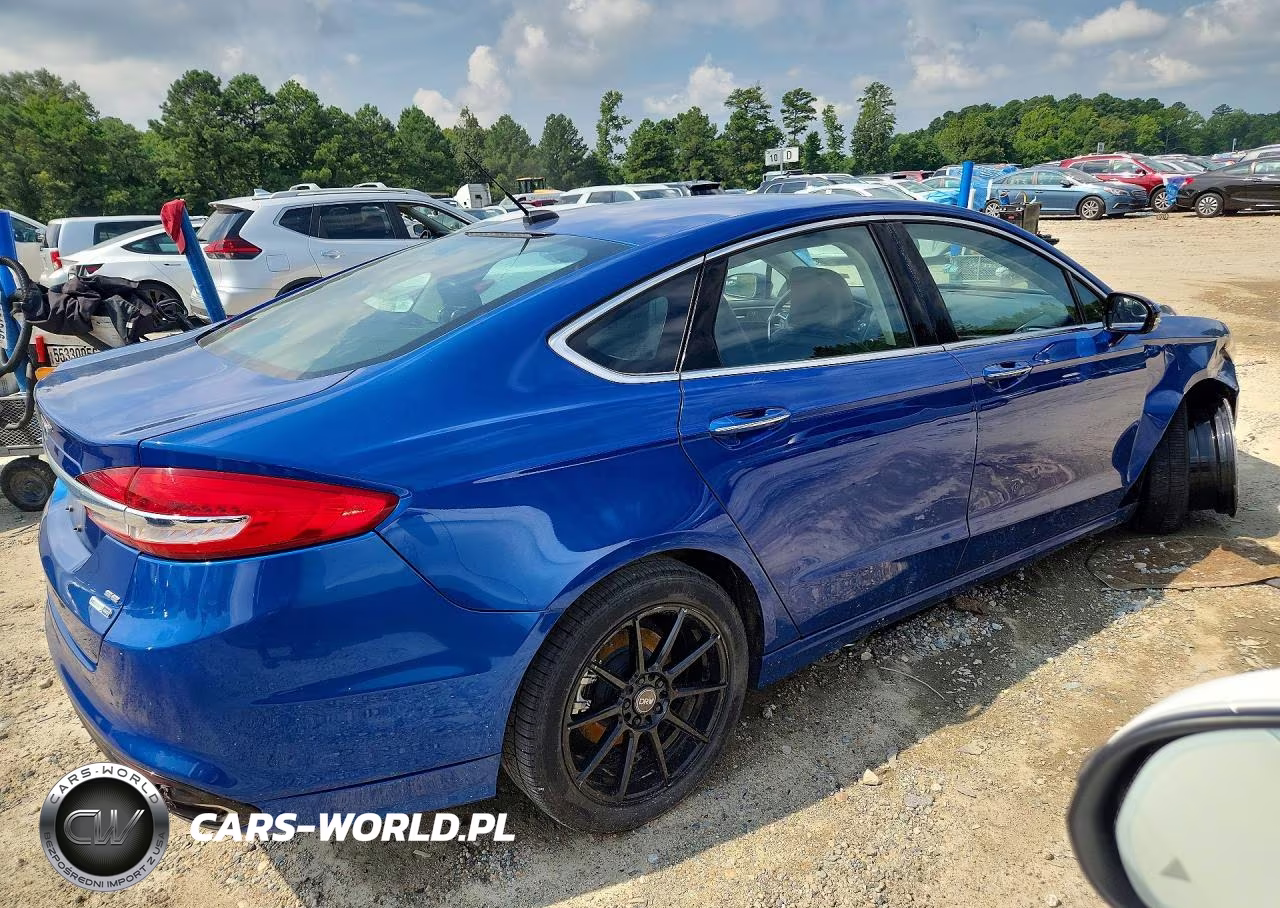 2017 Ford Fusion Se VIN:3FA6P0T93HR291725 - 3