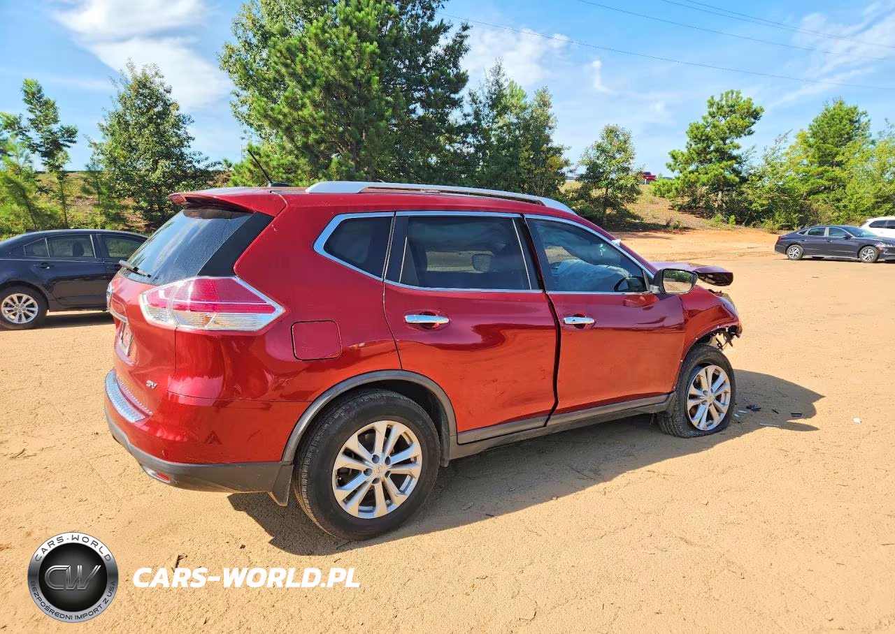 2016 Nissan Rogue Sv VIN:KNMAT2MT9GP641287 - 3