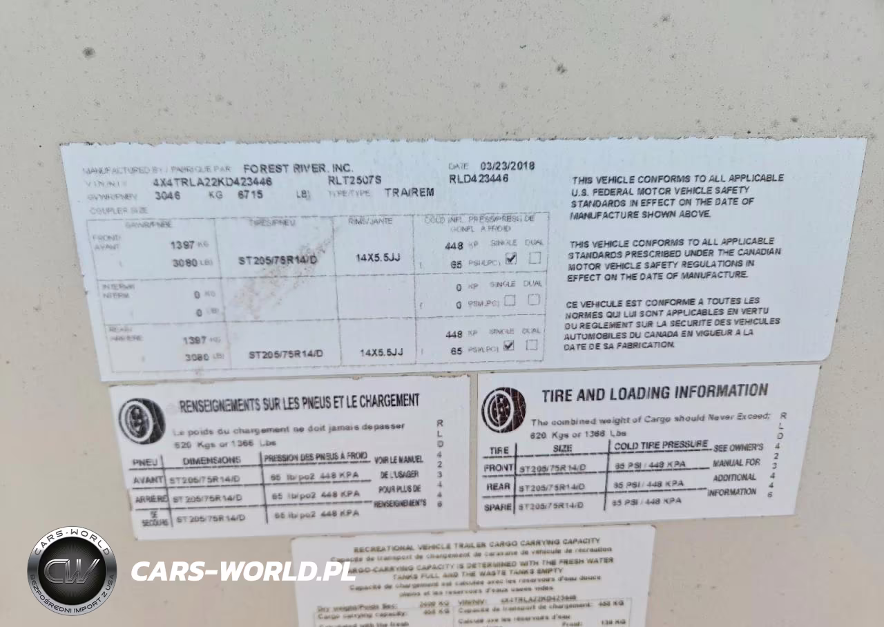 2019 Rockwood Trailers VIN:4X4TRLA22KD423446 - 10