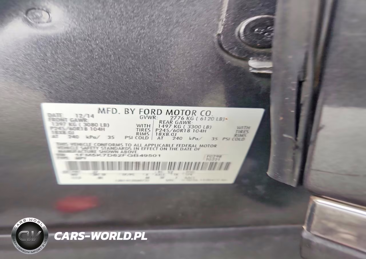 2025 Ford Explorer Xlt VIN:1FM5K7D82FGB49501 - 13