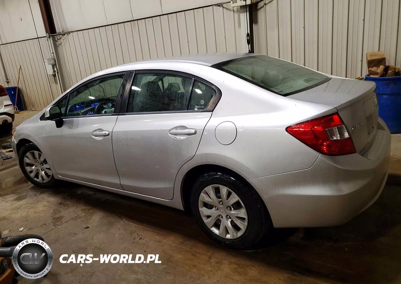 2012 Honda Civic Lx VIN:19XFB2F54CE388381 - 2