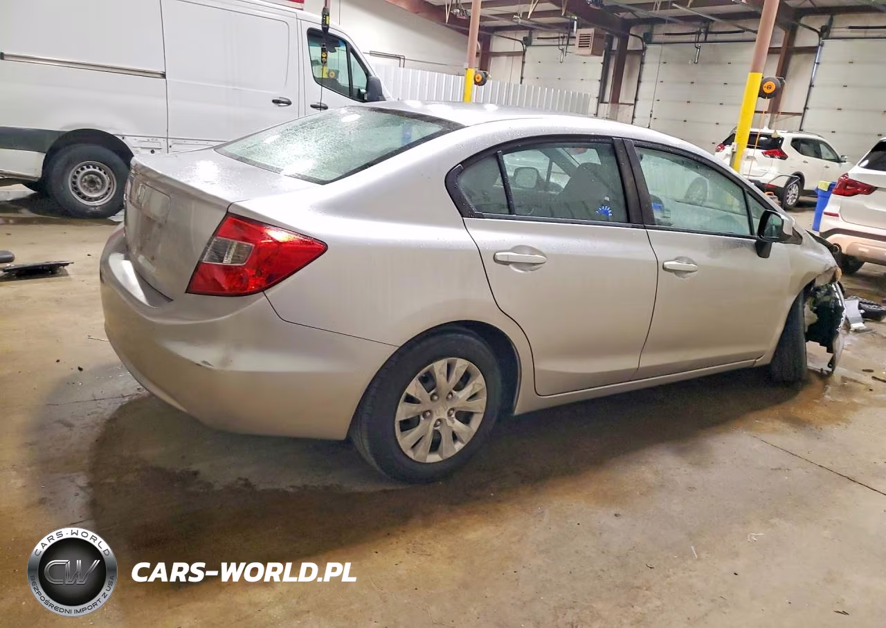 2012 Honda Civic Lx VIN:19XFB2F54CE388381 - 3