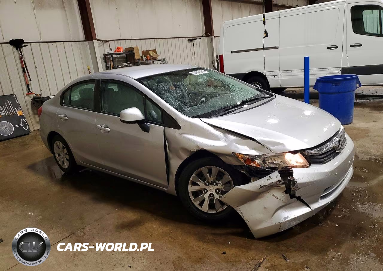 2012 Honda Civic Lx VIN:19XFB2F54CE388381 - 4