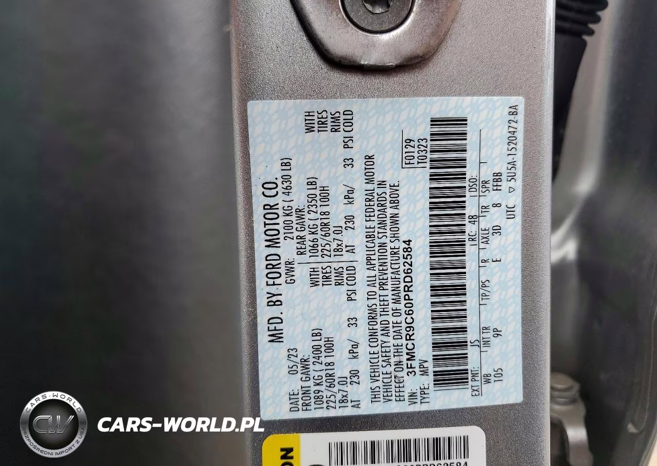 2023 Ford Bronco Sport Outer Banks VIN:3FMCR9C60PRD62584 - 13