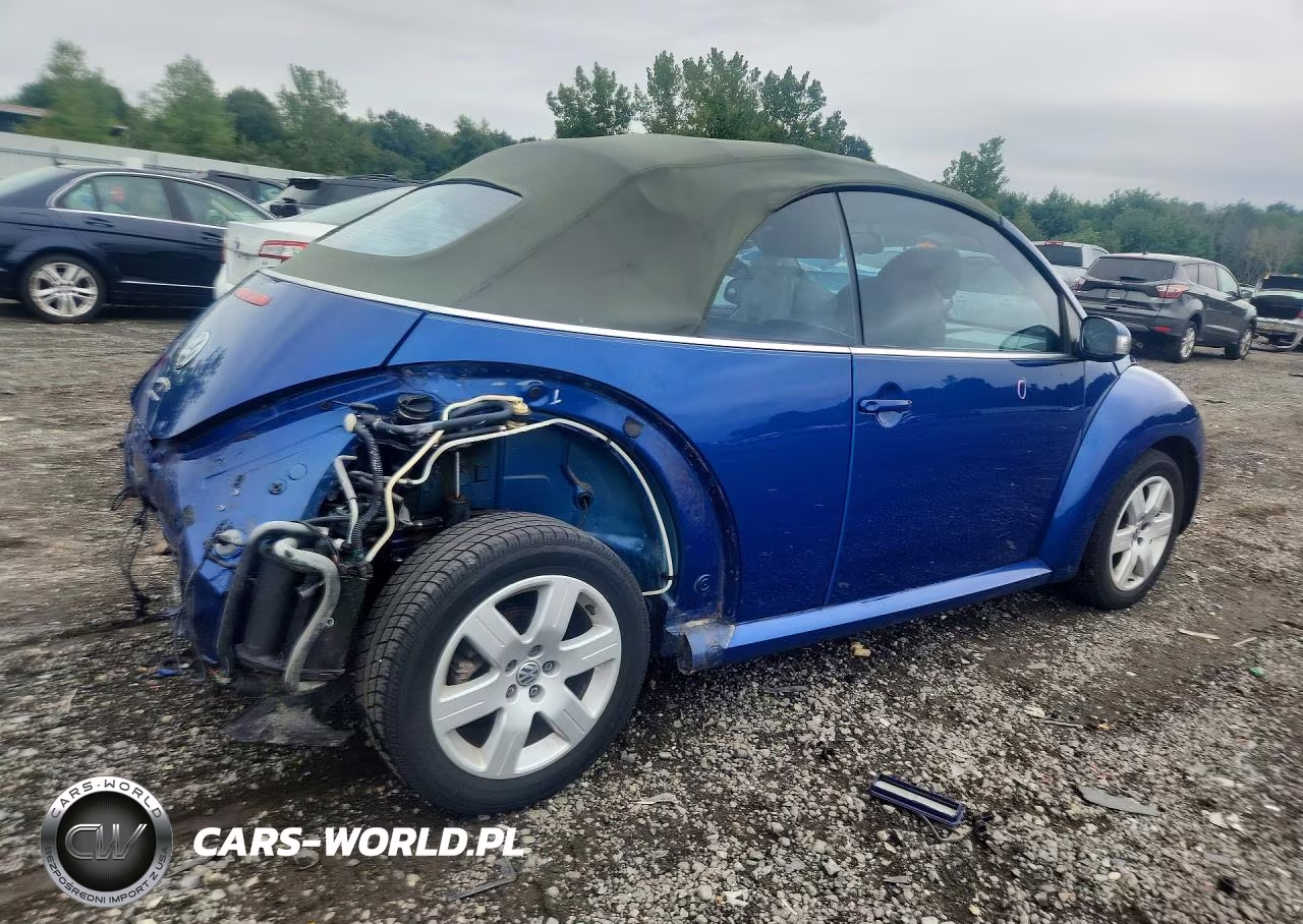 2007 Volkswagen New Beetle Convertible VIN:3VWPF31Y27M408278 - 3
