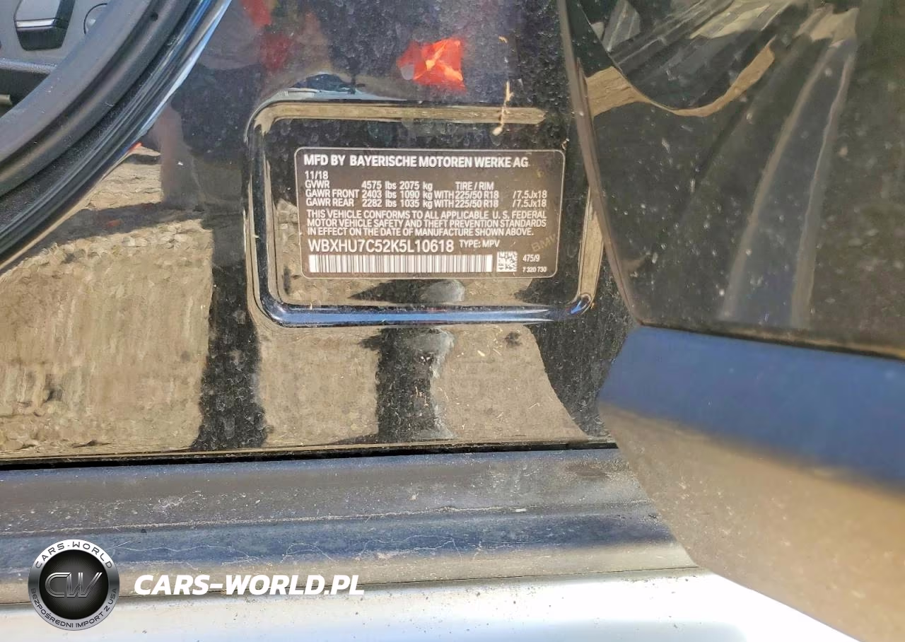 2019 BMW X1 Sdrive28I VIN:WBXHU7C52K5L10618 - 14