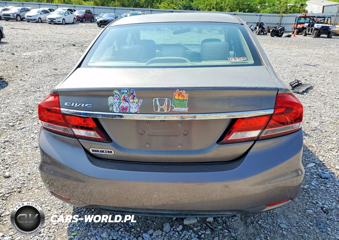 2013 Honda Civic Lx VIN:2HGFB2F56DH530012 - 6