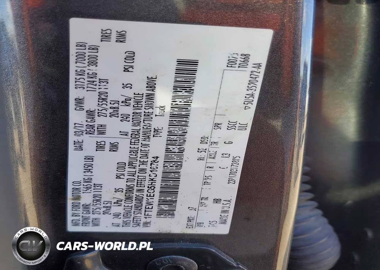 2017 Ford F150 Supercrew VIN:1FTEW1EG5HKD16784 - 12