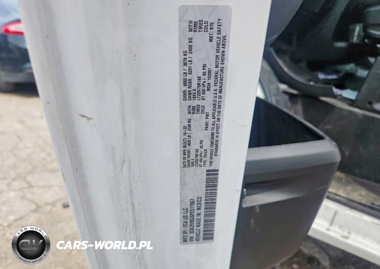 2023 Ram Promaster 1500 1500 High VIN:3C6LRVBG6PE517967 - 13