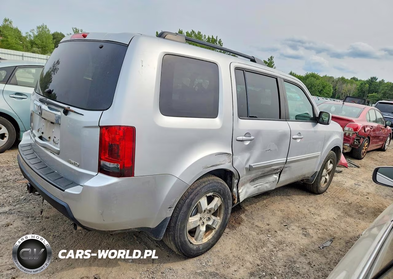 2011 Honda Pilot Exln VIN:5FNYF4H76BB086025 - 3