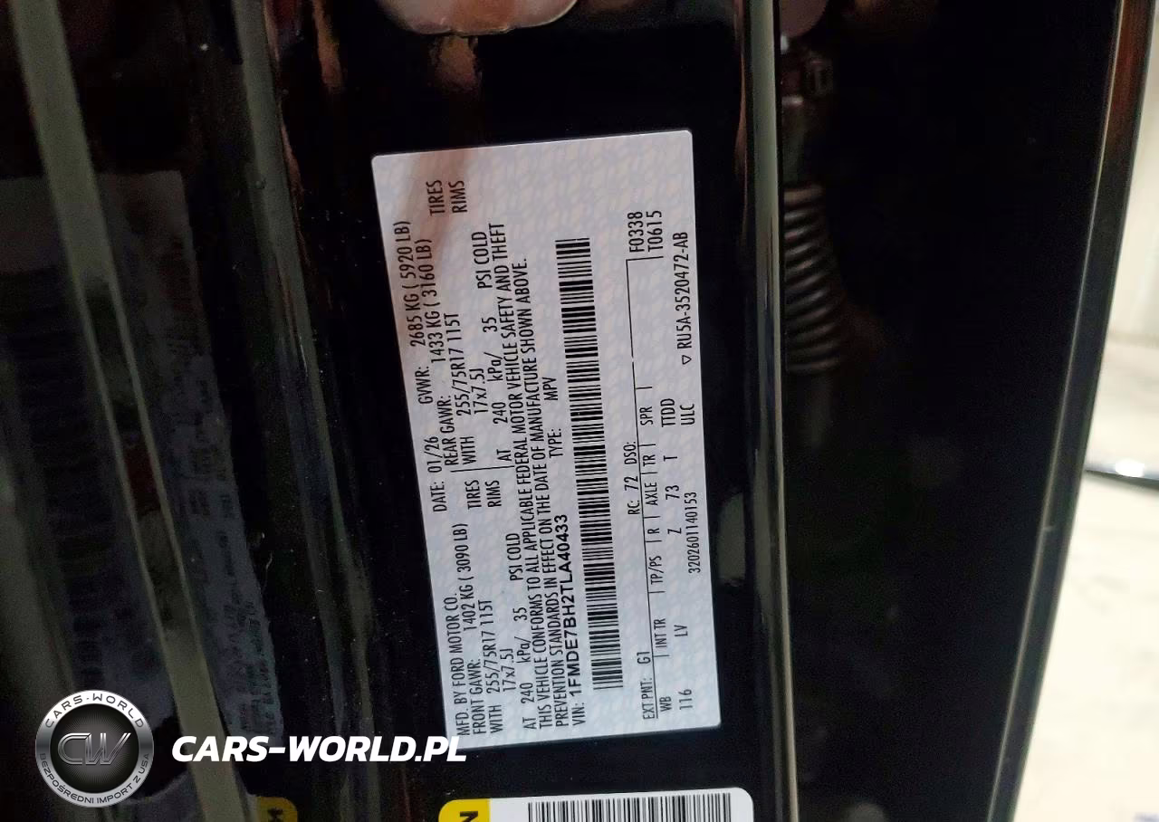 2026 Ford Bronco Big Bend VIN:1FMDE7BH2TLA40433 - 12