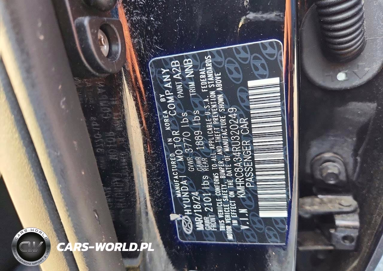 2024 Hyundai Venue Sel VIN:KMHRC8A34RU320249 - 12