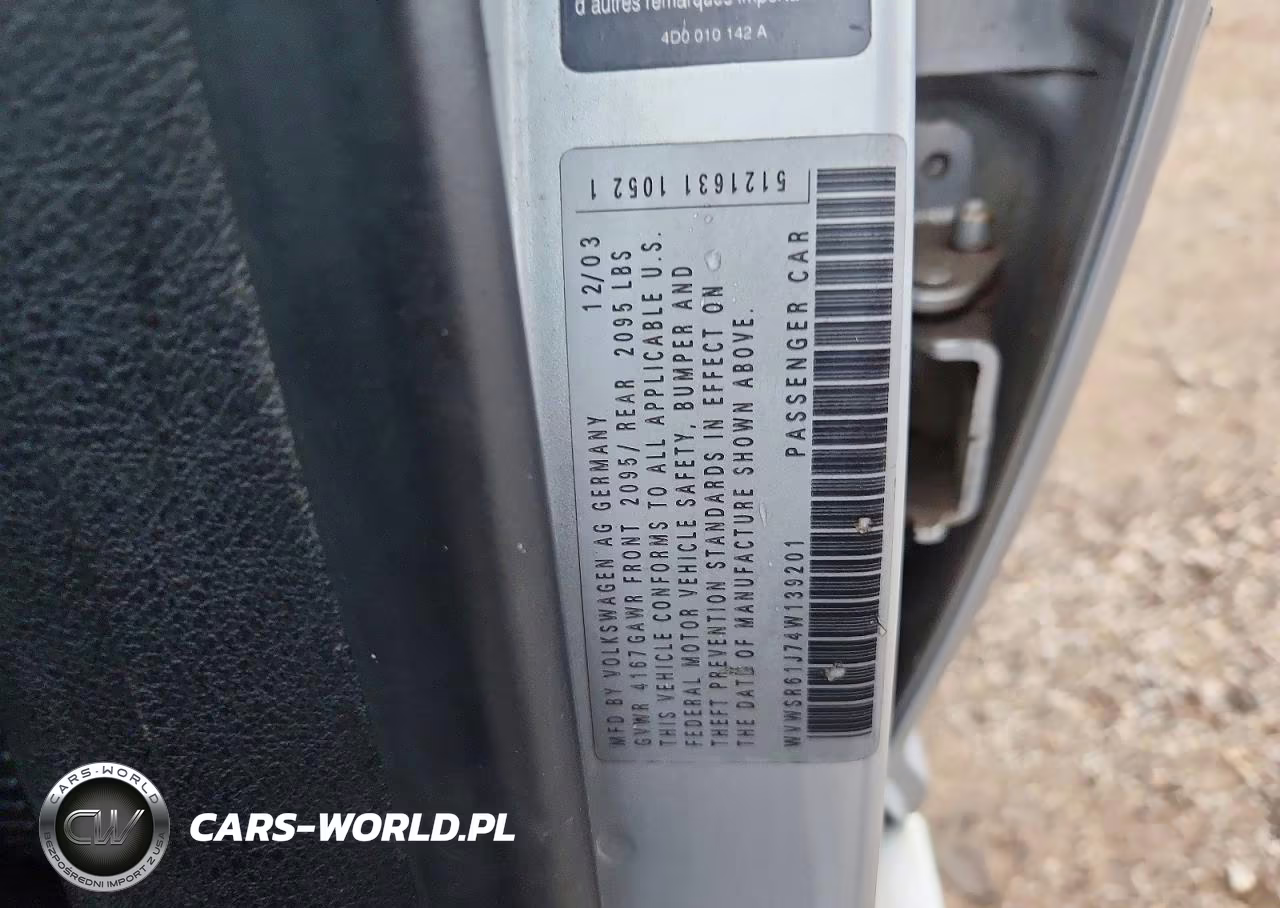 2004 Volkswagen Jetta Gls Tdi VIN:WVWSR61J74W139201 - 12