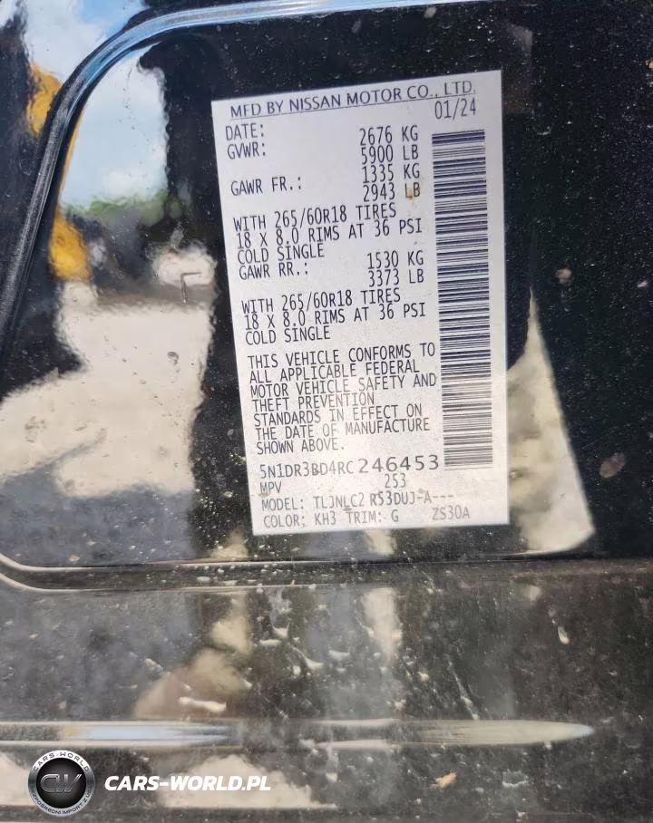 2024 Nissan Pathfinder Rock Creek VIN:5N1DR3BD4RC246453 - 14