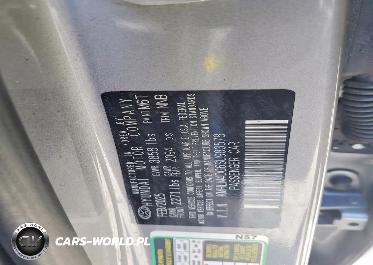 2025 Hyundai Elantra Sel Sport VIN:KMHLM4DG6SU983578 - 12