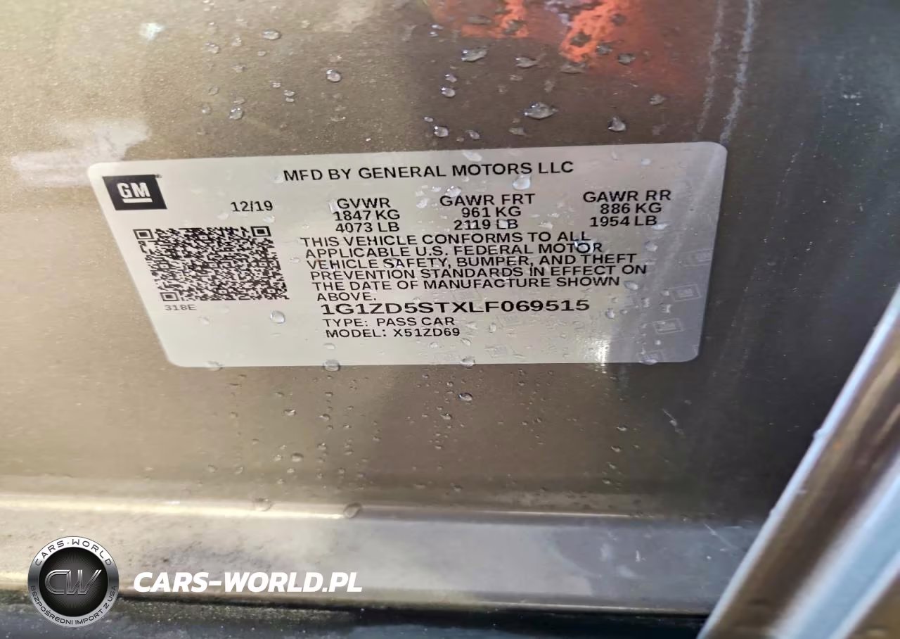 2020 Chevrolet Malibu Lt VIN:1G1ZD5STXLF069515 - 12
