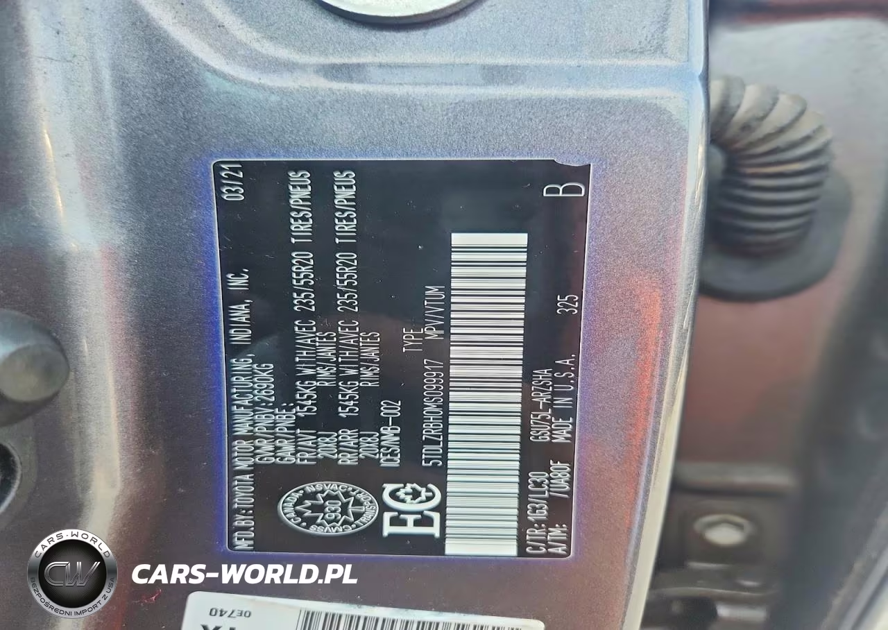 2021 Toyota Highlander Xse VIN:5TDLZRBH0MS099917 - 13