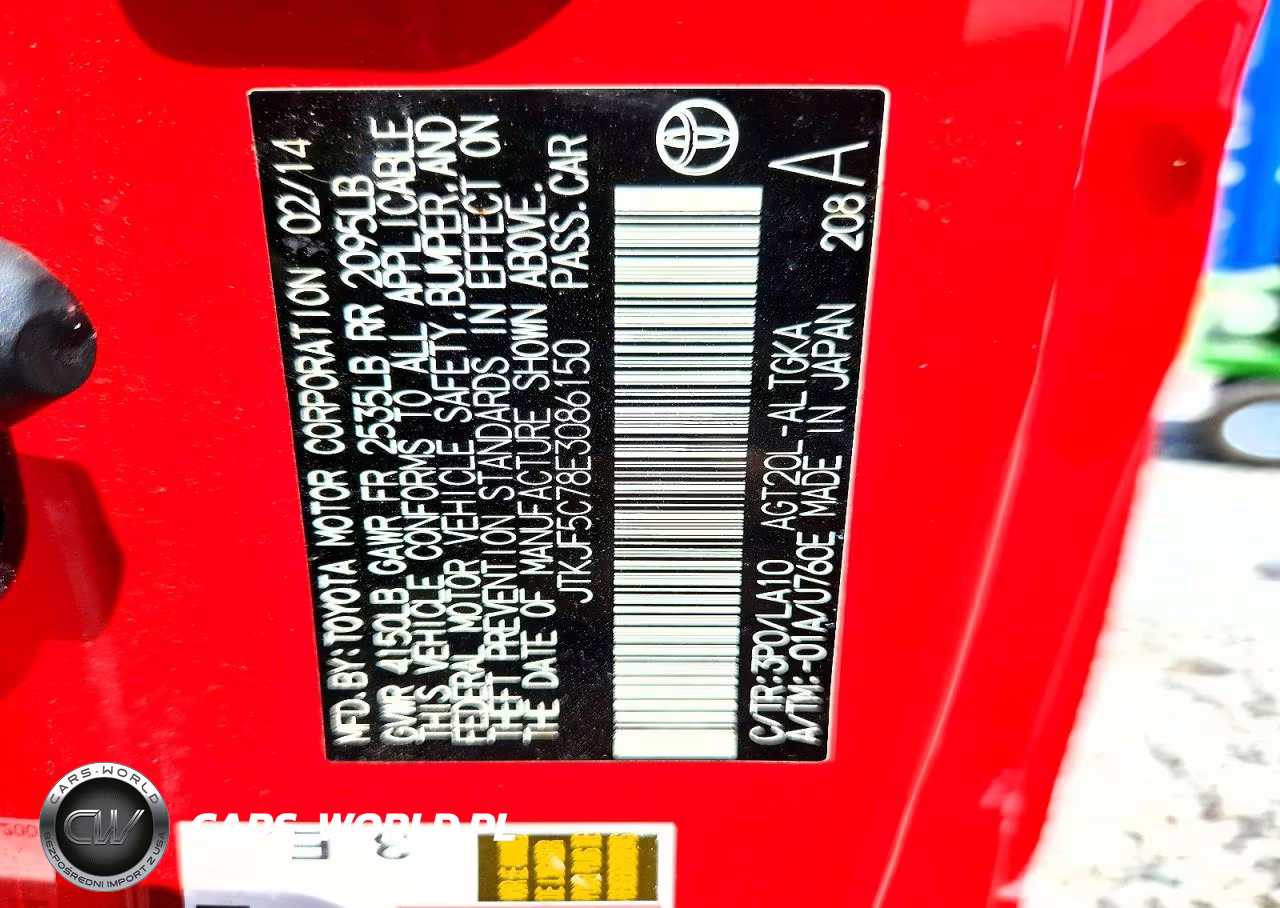 2014 Scion Tc Monogram VIN:JTKJF5C78E3086150 - 12