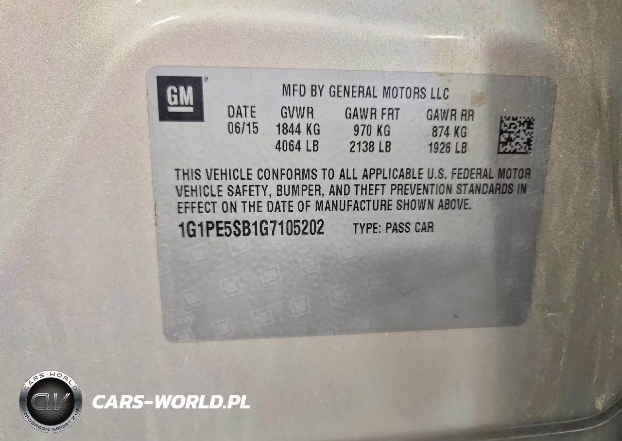 2016 Chevrolet Cruze Limited Lt VIN:1G1PE5SB1G7105202 - 13