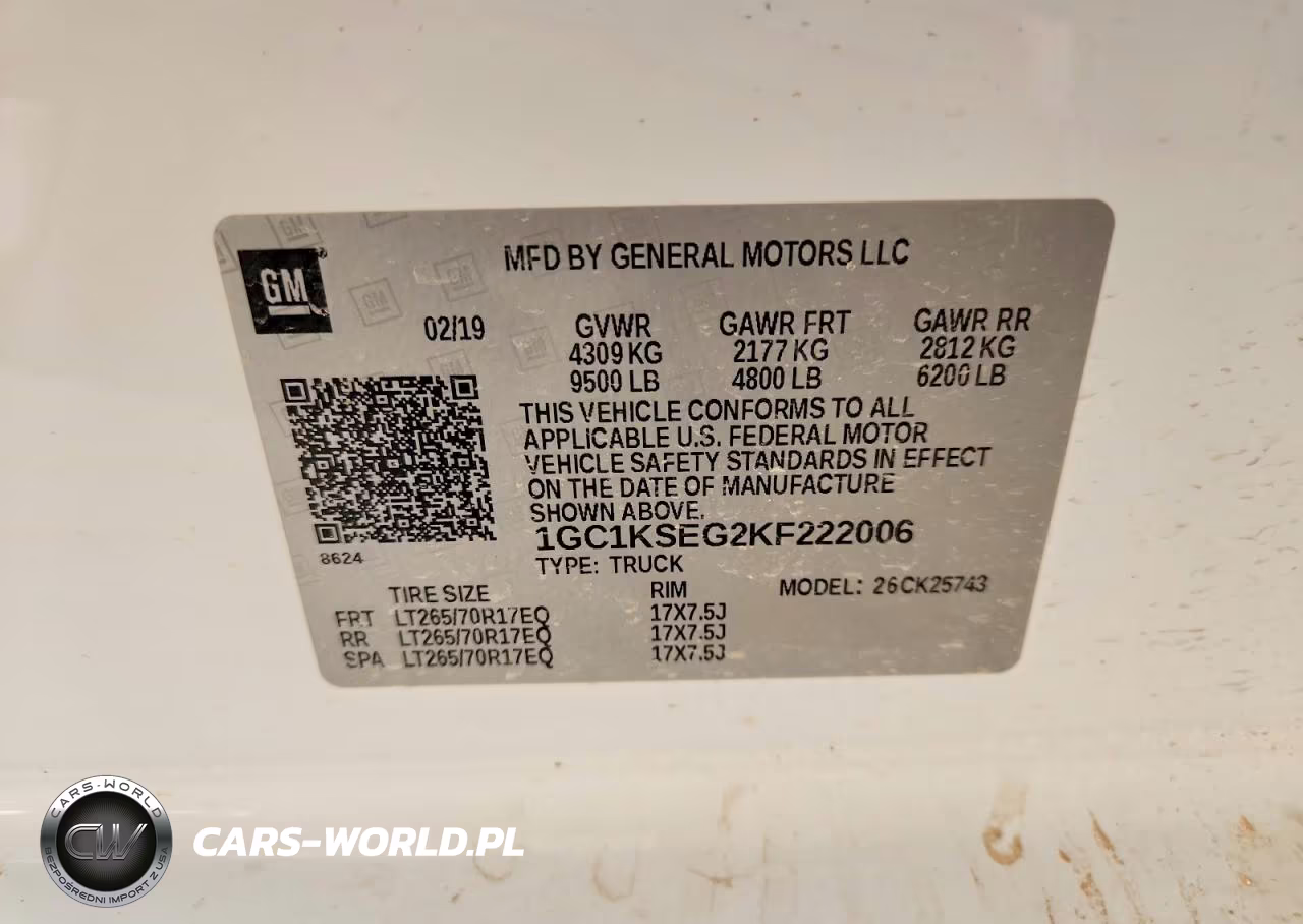 2019 Chevrolet Silverado K2500 Heavy Duty Lt VIN:1GC1KSEG2KF222006 - 12