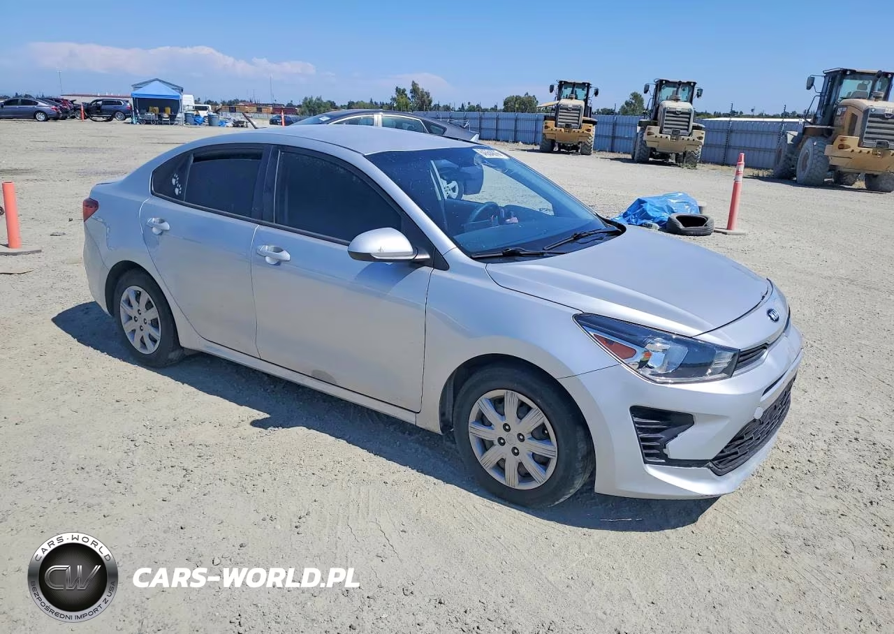 2021 Kia Rio S VIN:3KPA24AD8ME382587 - 4