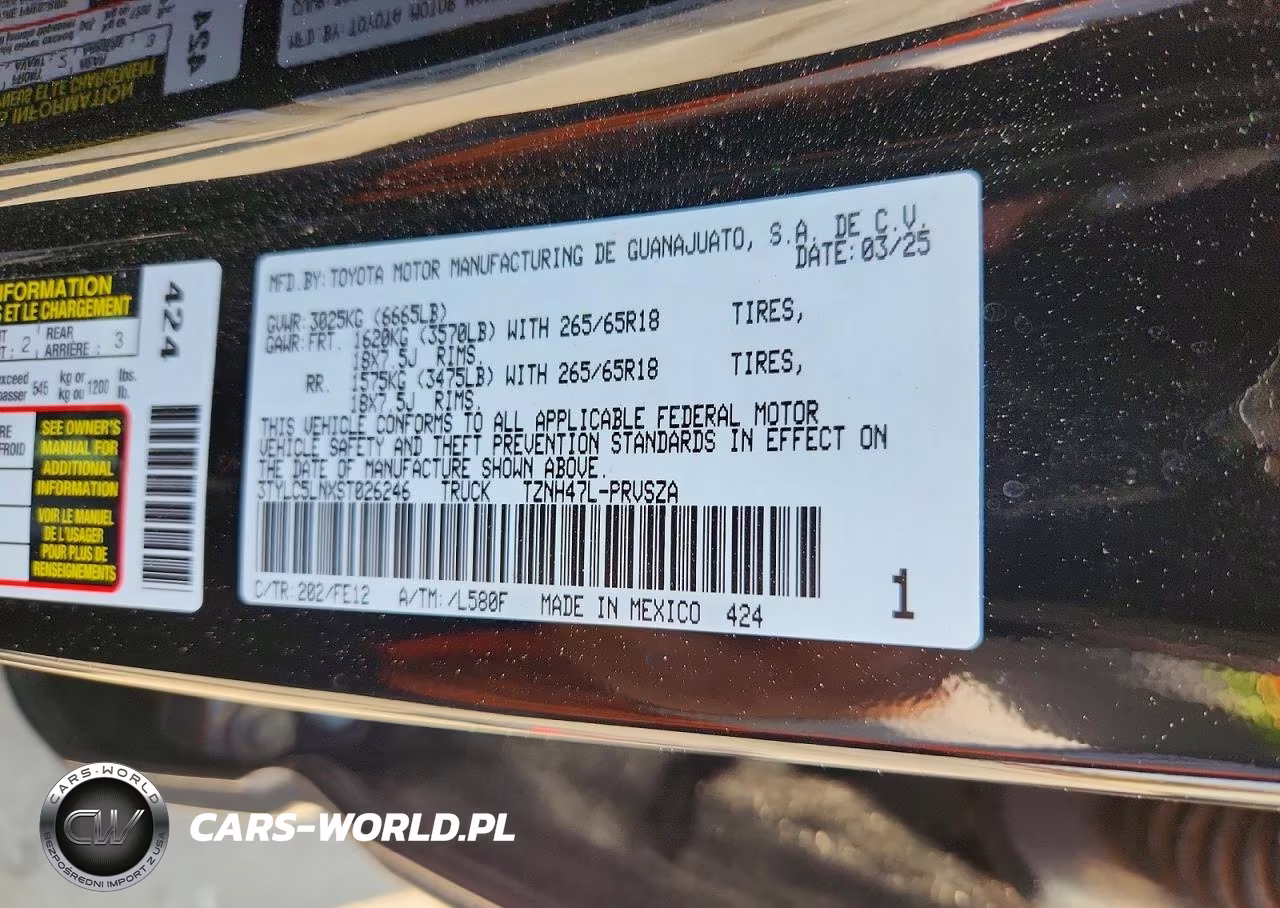 2025 Toyota Tacoma Trd Sport Hv VIN:3TYLC5LNXST026246 - 12